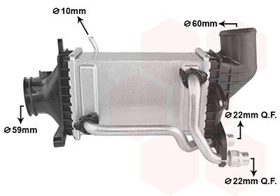 LADELUFTKüHLER VAN WEZEL 30014703