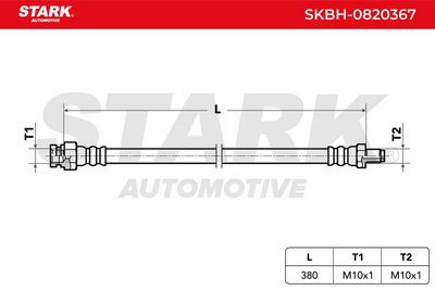 спирачен маркуч STARK SKBH-0820367