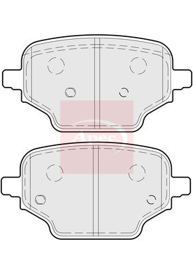 APEC Brake Pad Set, disc brake PAD2281
