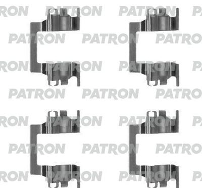 Комплектующие, колодки дискового тормоза PATRON PSRK1125 для OPEL CAMPO