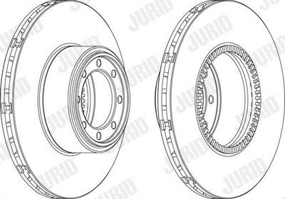 BREMSSCHEIBE JURID 569192J 1