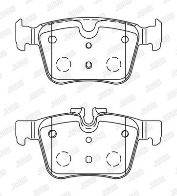 BREMSBELAGSATZ SCHEIBENBREMSE