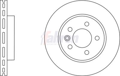 Fahren Brake Disc FBD6667