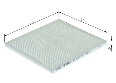 BOSCH Filter, cabin air 1 987 435 177
