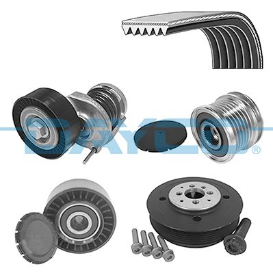 SET CUREA TRANSMISIE CU CANELURI DAYCO KPV581