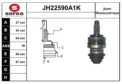 SET ARTICULATIE PLANETARA SNRA JH22590A1K