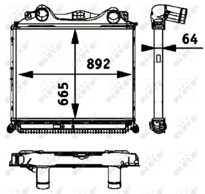 Laddluftkylare NRF 30205