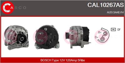 CASCO CAL10267AS Генератор  для SAAB 9000 (Сааб 9000)