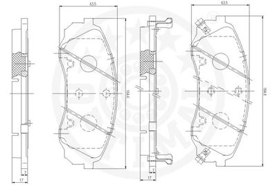 Brake Pad Set, disc brake 12281