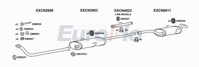 Układ wydechowy EUROFLO CNDIS19D7004A00