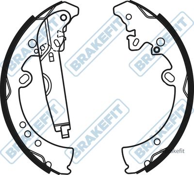 APEC Brake Shoe Set BSH1071