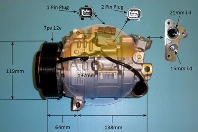 Compressor, air conditioning Auto Air Gloucester 14-0252