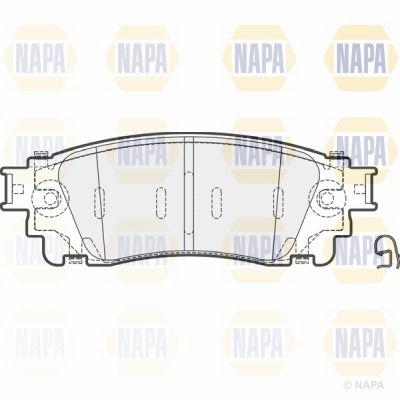 Brake Pad Set NAPA PBP7686