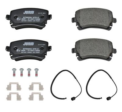 BREMSBELAGSATZ SCHEIBENBREMSE JURID 573225J 1