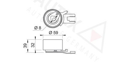 ROLA INTINZATOR CUREA DISTRIBUTIE AUTEX 641734 1