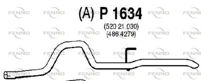 Rura wydechowa FENNO P1634
