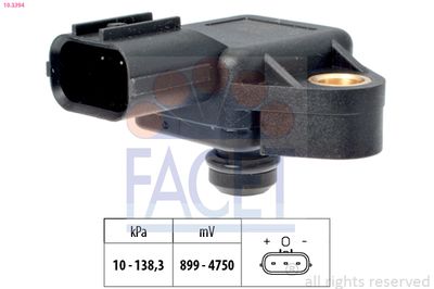 FACET MAP sensor Made in Italy - OE Equivalent (10.3394)