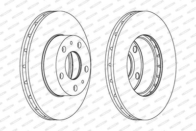 DISC FRANA FERODO DDF1809C 1