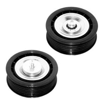 Įtempiklio skriemulys, V formos rumbuotas diržas