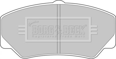 Комплект тормозных колодок, дисковый тормоз BORG & BECK BBP1110 для FORD P100