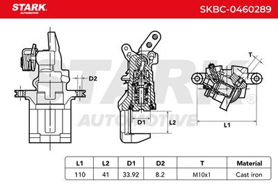 спирачен апарат STARK SKBC-0460289