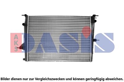 Радиатор, охлаждение двигателя AKS DASIS 180118N для RENAULT FLUENCE