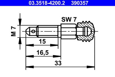 Breather Screw/Valve 03.3518-4200.2