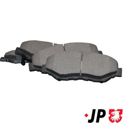 комплект спирачно феродо, дискови спирачки JP GROUP