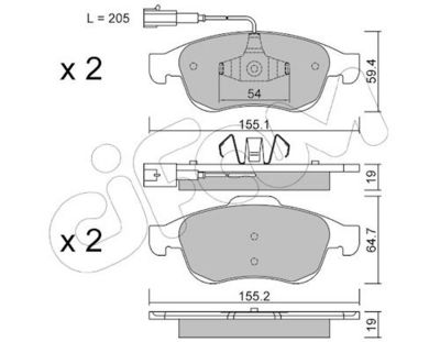SET PLACUTE FRANA FRANA DISC CIFAM 8228171