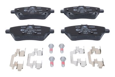 Brake Pad Set, disc brake 13.0460-2784.2