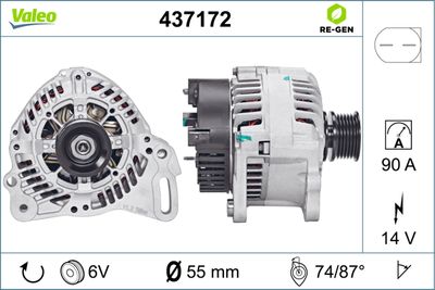 VALEO 437172 Генератор 