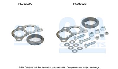 Монтажен комплект, изпускателна тръба BM Catalysts FK70302