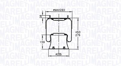 MAGNETI MARELLI Federbalg, Luftfederung
