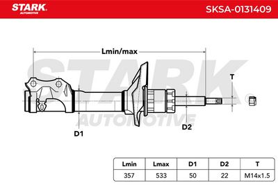 амортисьор STARK SKSA-0131409