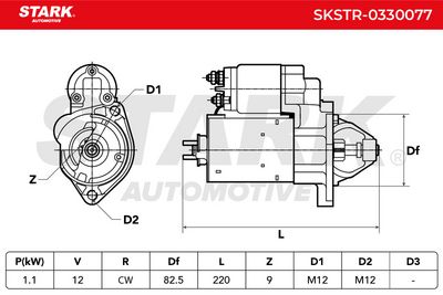 стартер STARK SKSTR-0330077