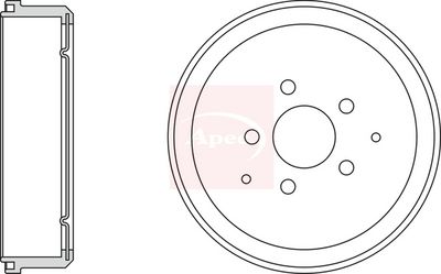 APEC Brake Drum DRM9700