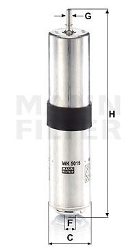 MANN-FILTER WK 5015 Топливный фильтр  для BMW X1 (Бмв X1)