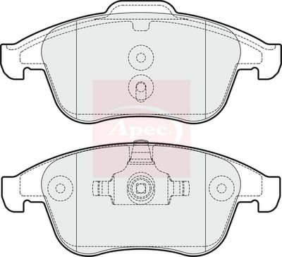 APEC Brake Pad Set, disc brake PAD1708