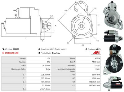 STARTER AS-PL S0610S 4