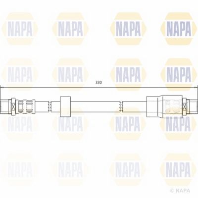 Brake Hose NAPA NBH1051