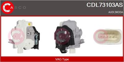 Zámek dveří CASCO CDL73103AS
