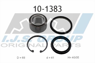 Комплект подшипника ступицы колеса IJS GROUP 10-1383 для SUZUKI X-90