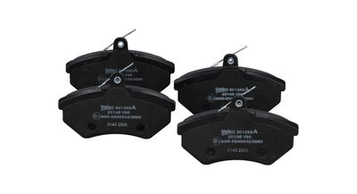 BREMSBELAGSATZ SCHEIBENBREMSE VALEO 301252A 26