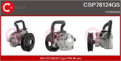 Гидравлический насос, рулевое управление CASCO CSP78124GS для HYUNDAI GETZ