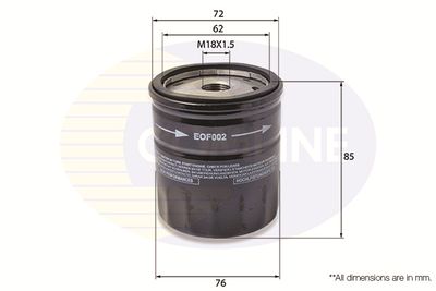 COMLINE EOF002 Масляный фильтр  для CHEVROLET  (Шевроле Келта)