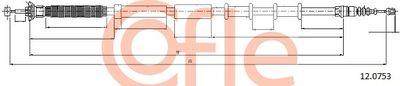 Тросик, cтояночный тормоз COFLE 92.12.0753 для FIAT GRANDE