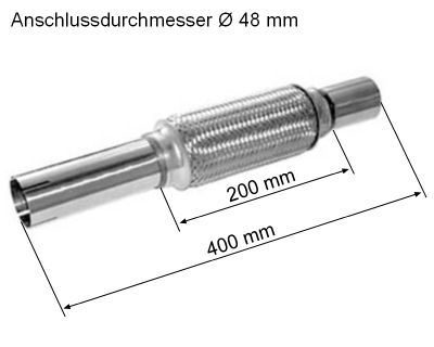 HJS 83 00 8541 Гофра глушника для CITROËN (Ситроен)