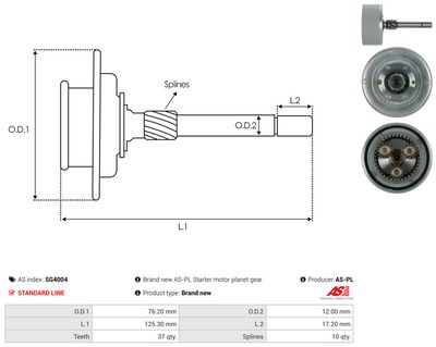 Vorschau Hohlrad, Planetengetriebe (Starter) Ansicht 4