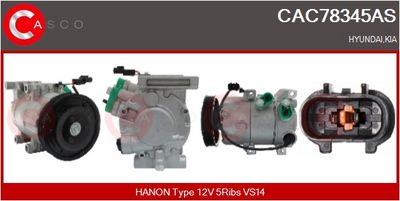 COMPRESOR CLIMATIZARE CASCO CAC78345AS