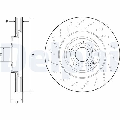 BREMSSCHEIBE DELPHI BG9192C